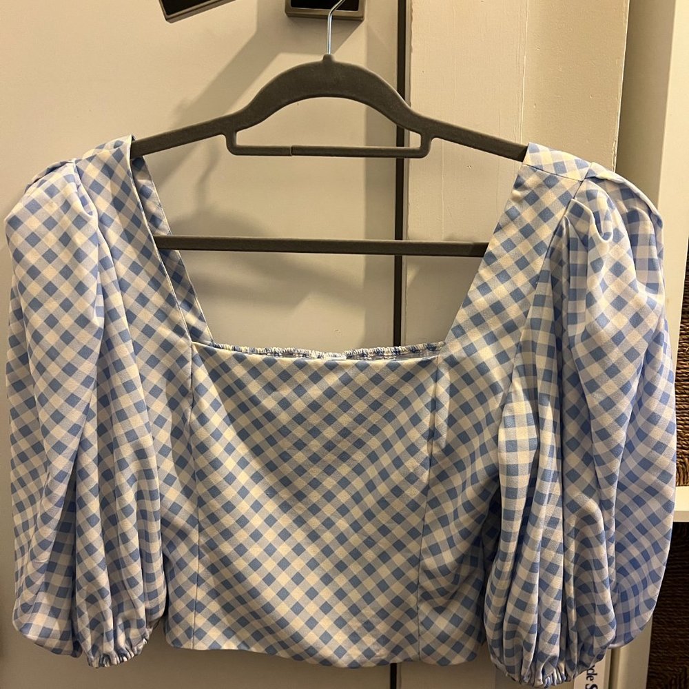 Sokie Collective Top with Shoulder Pads in size S